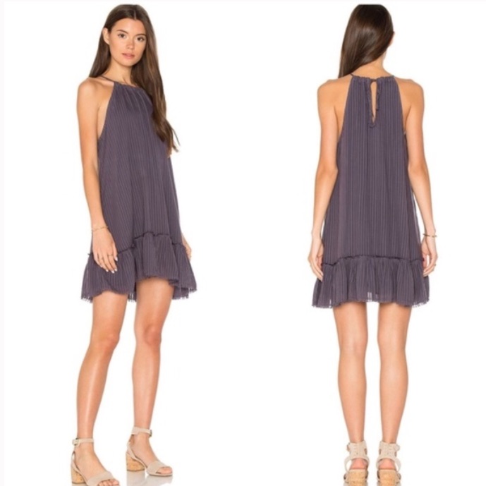 Anthro Cloth & Stone Halter High Low Dress